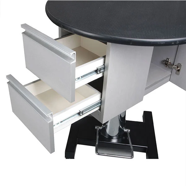 Hydraulic Lifting Grooming Table With Cabinet