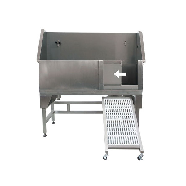Vertical Steel Pet Bathtub